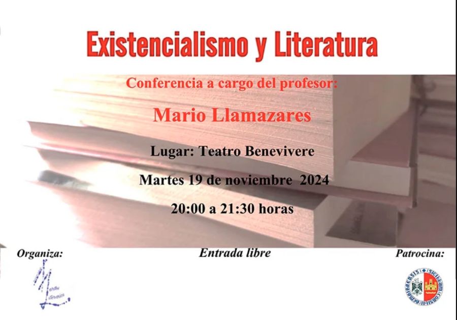 Conferencia | Existencialismo y Literatura (Mario Llamazares)