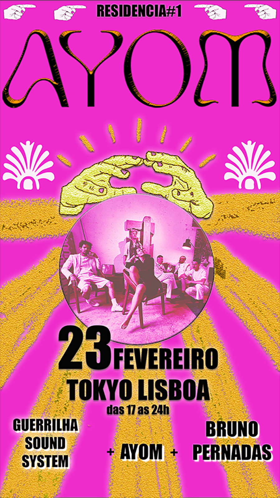 AYOM LANÇAM NOVO SINGLE DE Sa.Li.Va. E ANUNCIAM RESIDÊNCIA ARTÍSTICA EM LISBOA COM OS CONVIDADOS BRUNO PERNADAS E GUERRILHA SOUND SYSTEM