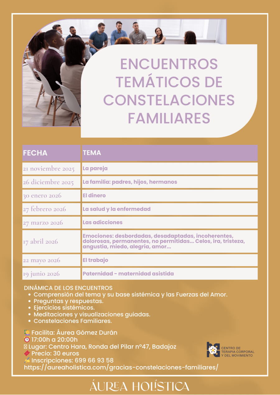 ✨ Encuentros Temáticos de Constelaciones Familiares 2026 ✨