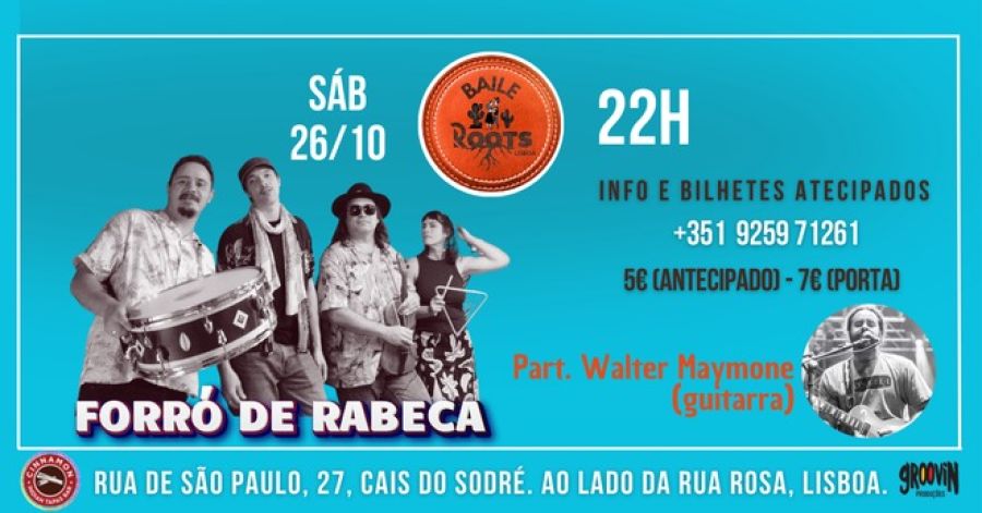 Forró de Rabeca no Baile Roots Lisboa