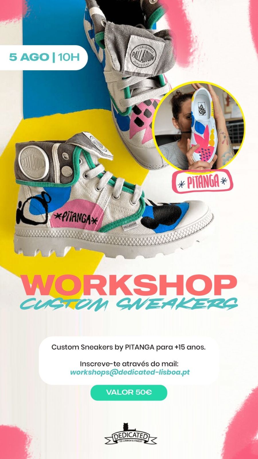 Workshop Customização Sneakers