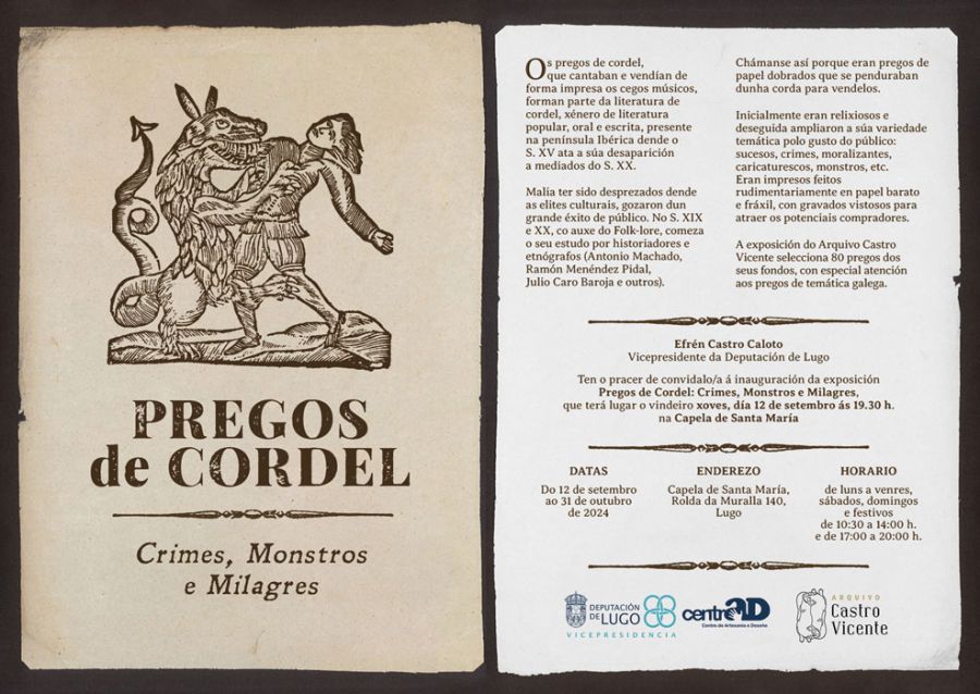 EXPOSICIÓN | Pregos de cordel: crimes, monstros e milagres