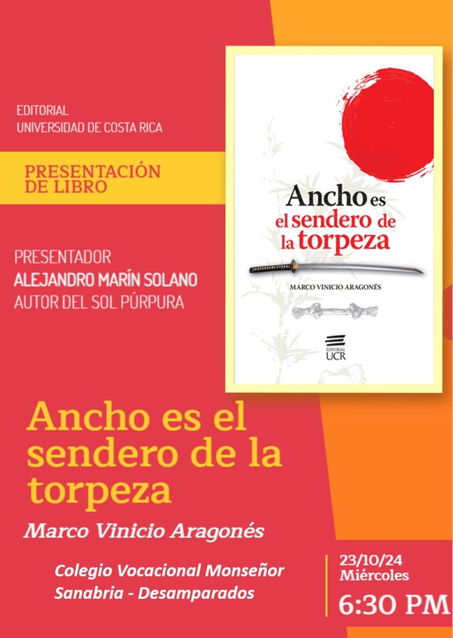 Presentación de libro. Ancho es el sendero de la torpeza