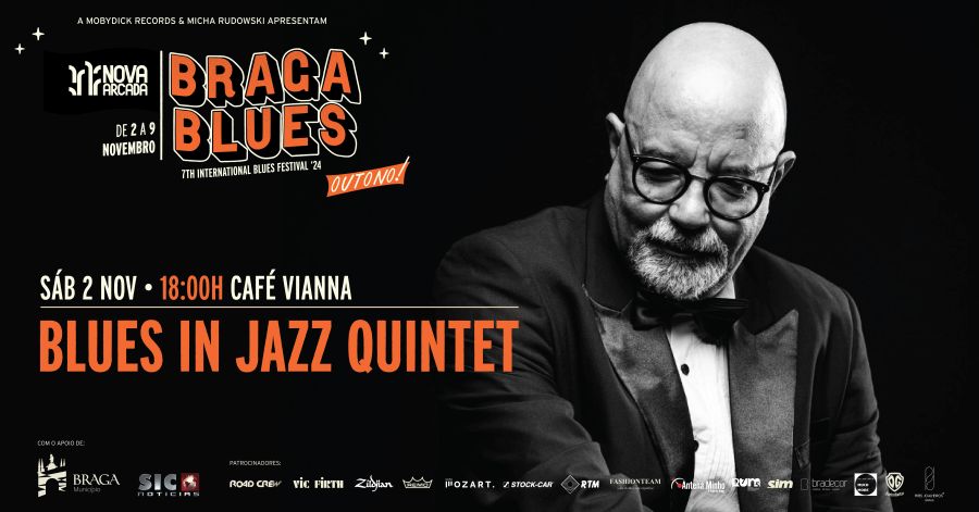 Blues In Jazz Quintet - Festival Nova Arcada Braga Blues Outono 2024