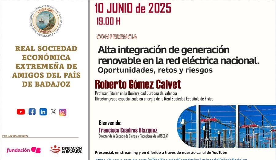 'Alta integración de generación renovable en la red eléctrica nacional' por Roberto Gómez.