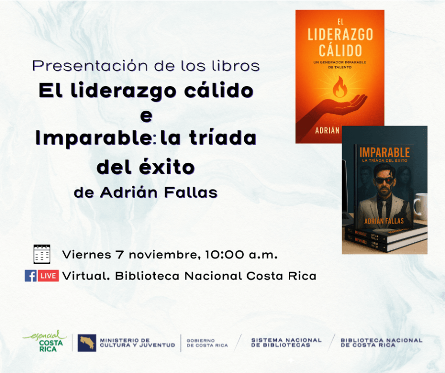 Presentación de libros del autor Adrián B. Fallas