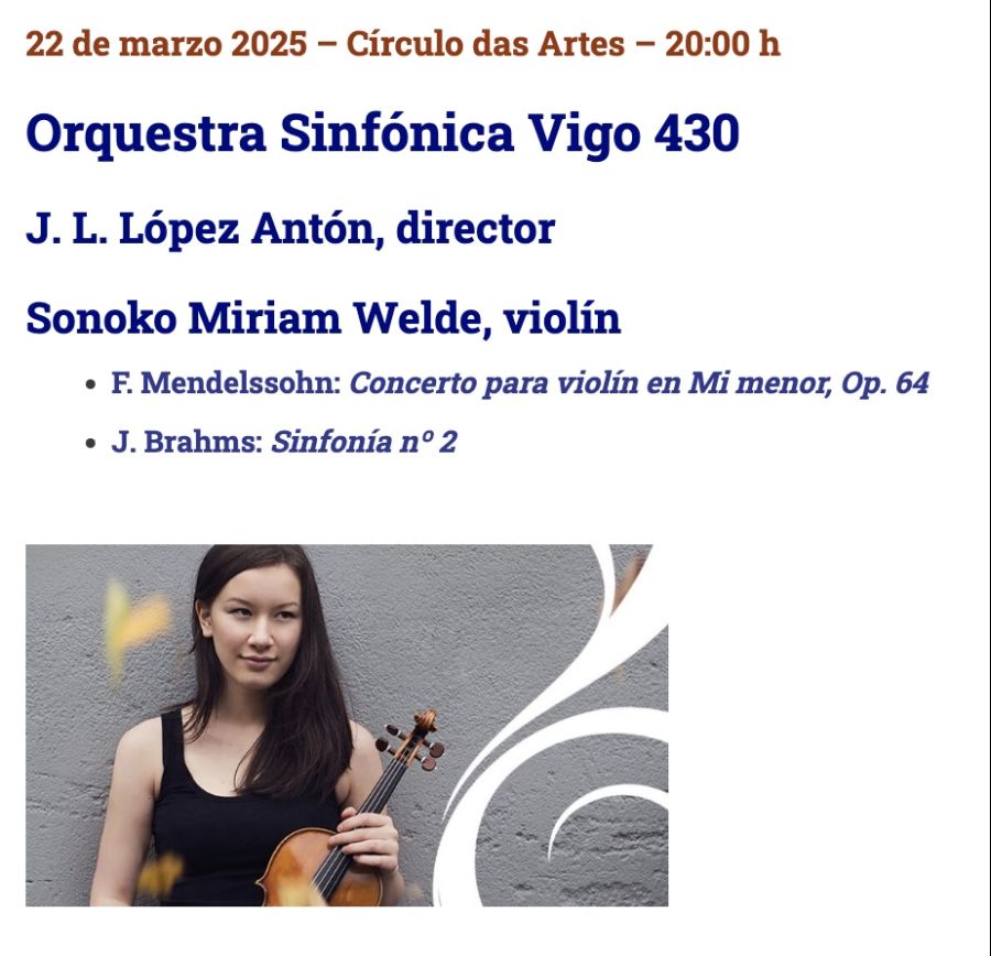 CONCERTO | Orquestra Sinfónica Vigo 430