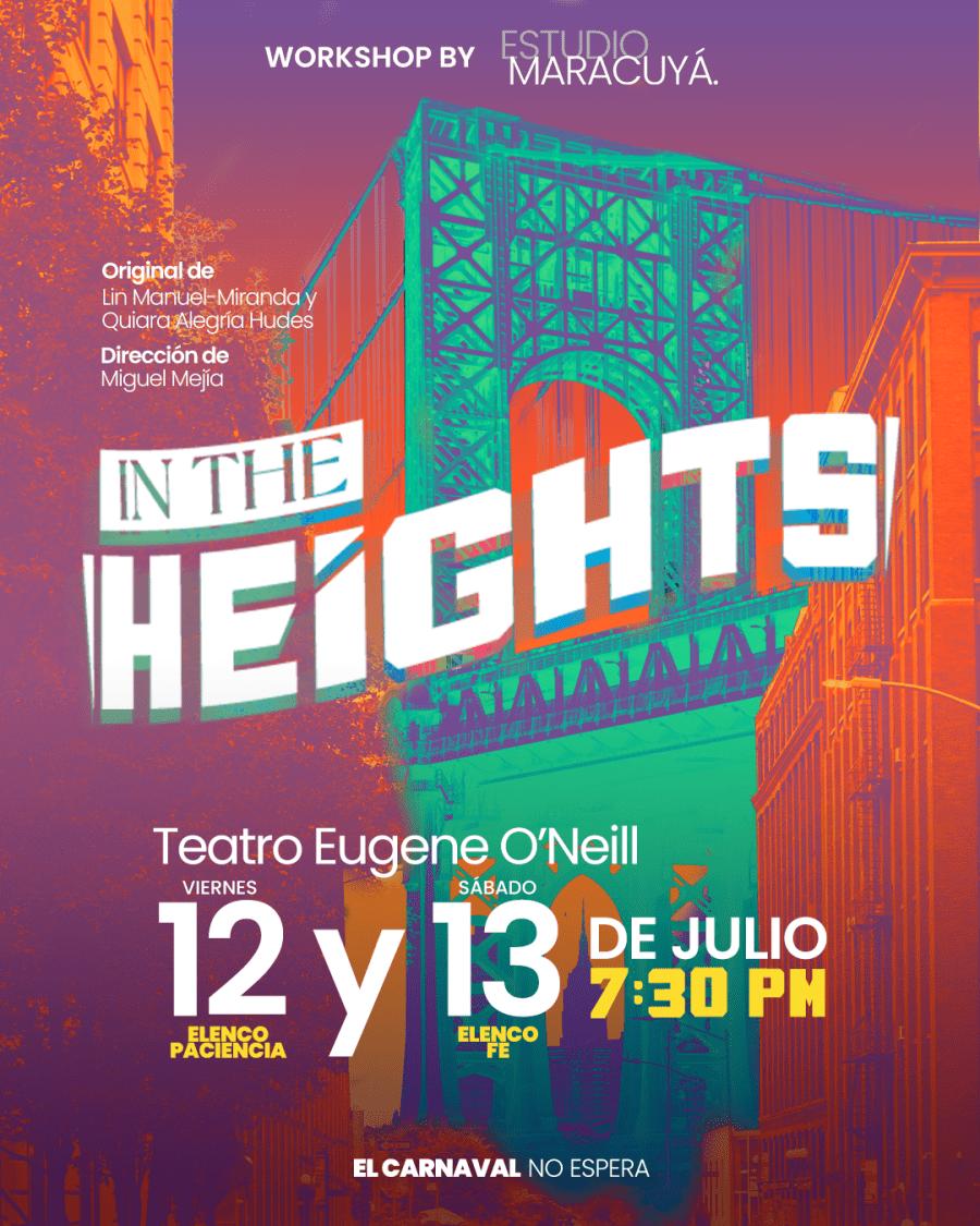 Teatro Musical. In The Heights, de Lin Manuel Miranda 