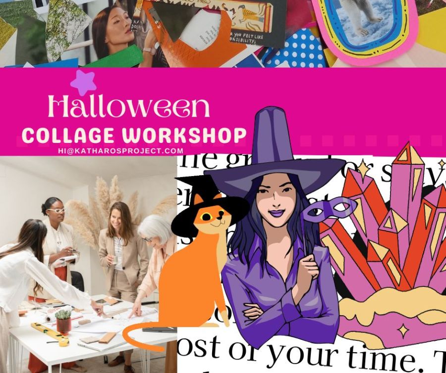 'Halloween' Aveiro - Workshop de Colagem