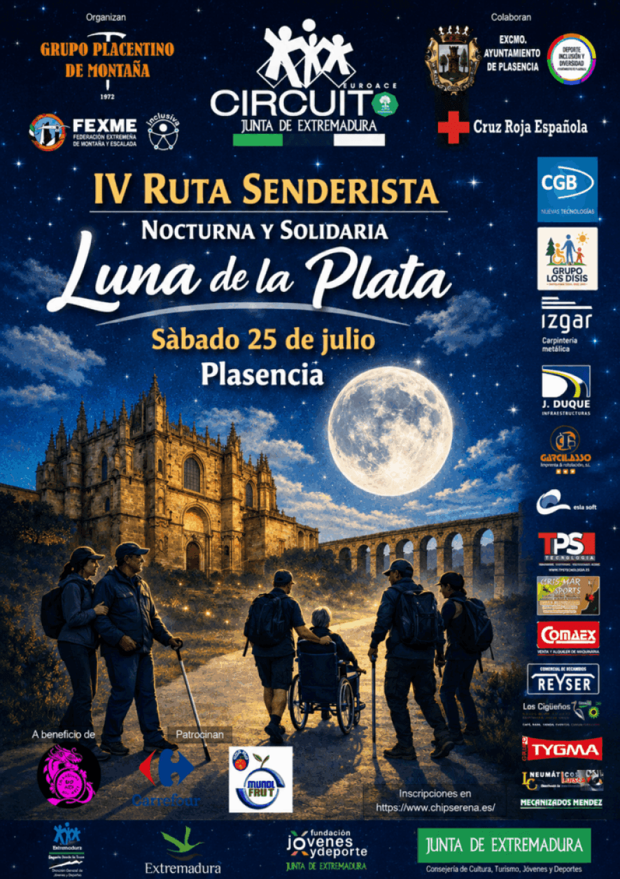 IV RUTA SENDERISTA NOCTURNA “LUNA DE LA PLATA”