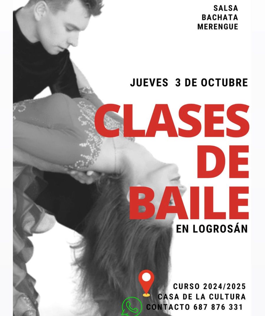 CLASES DE BAILE Salsa, bachata, merengue