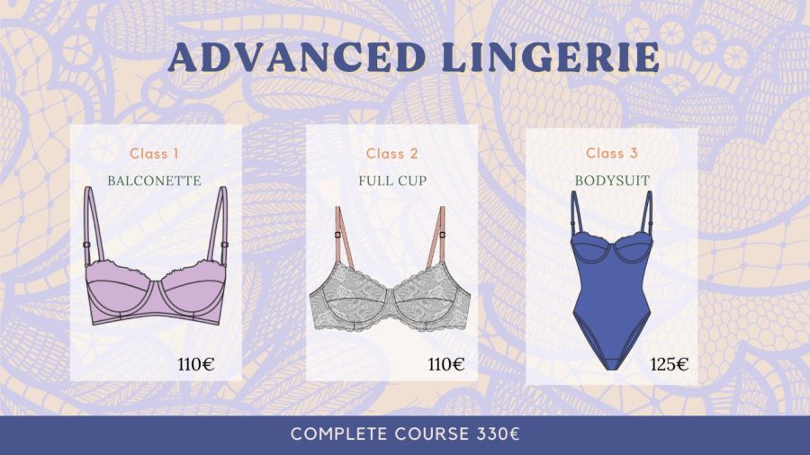 Dressmaking course - Advanced Lingerie