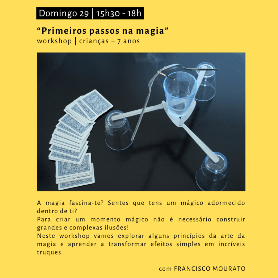 Primeiros passos na magia | workshop