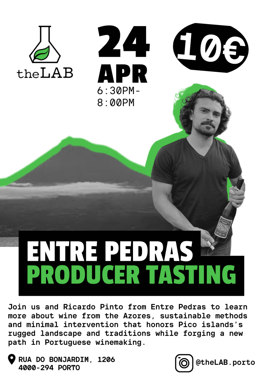 24 April | Entre Pedras Producer Talk & Tasting