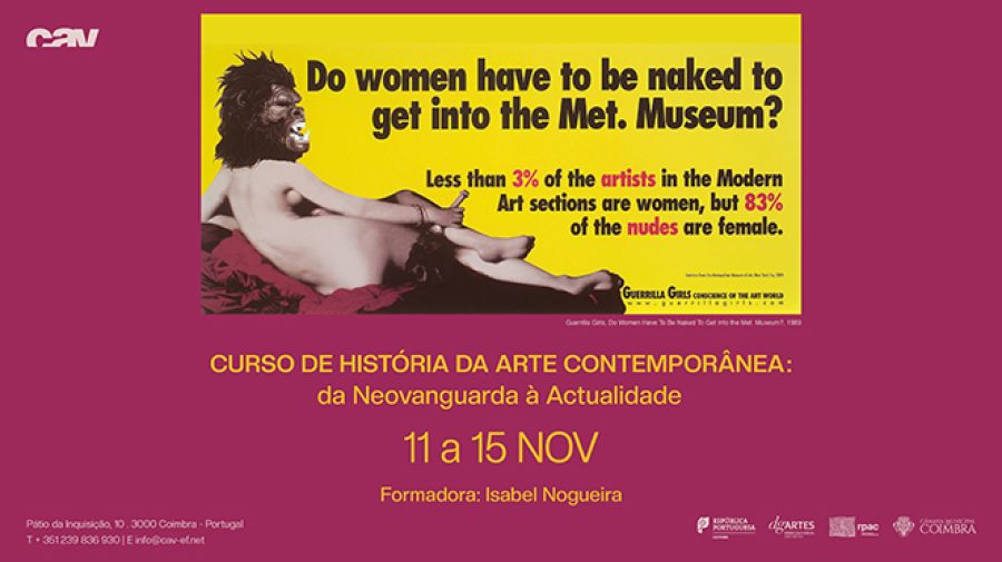 Curso de História da Arte Contemporânea: da Neovanguarda à Actualidade