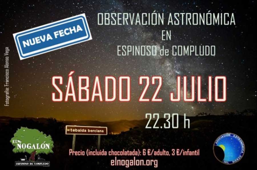 OBSERVACIÓN ASTRONÓMICA DE VERANO EN ESPINOSO DE COMPLUDO