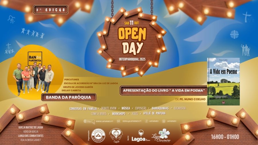 OPEN DAY INTERPAROQUIAL 2025 - 2ª Edição