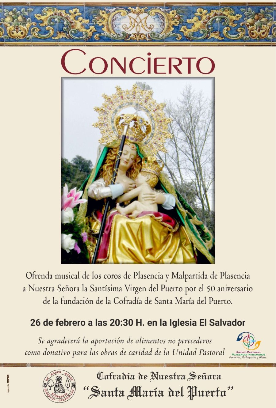 Concierto en honor a la Virgen del Puerto