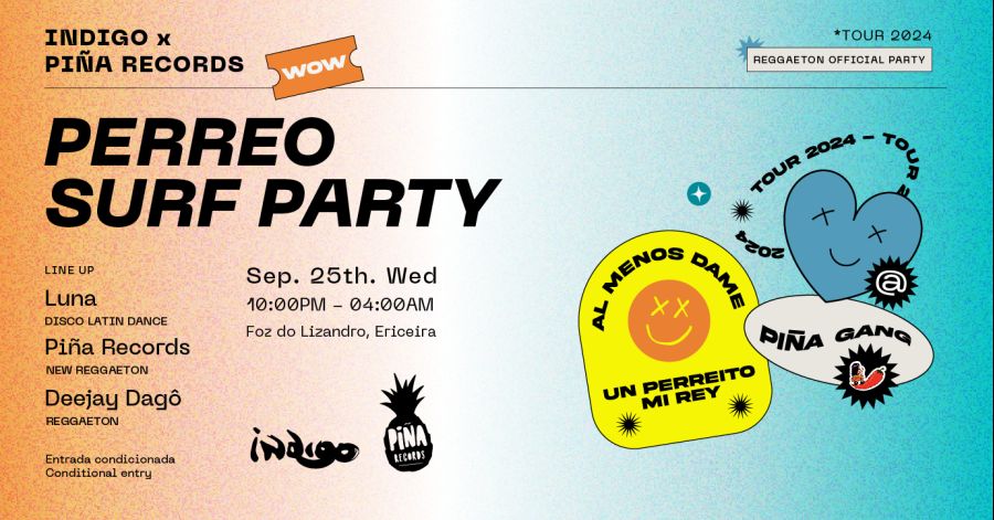 Perreo Surf Party x Indigo 25/09