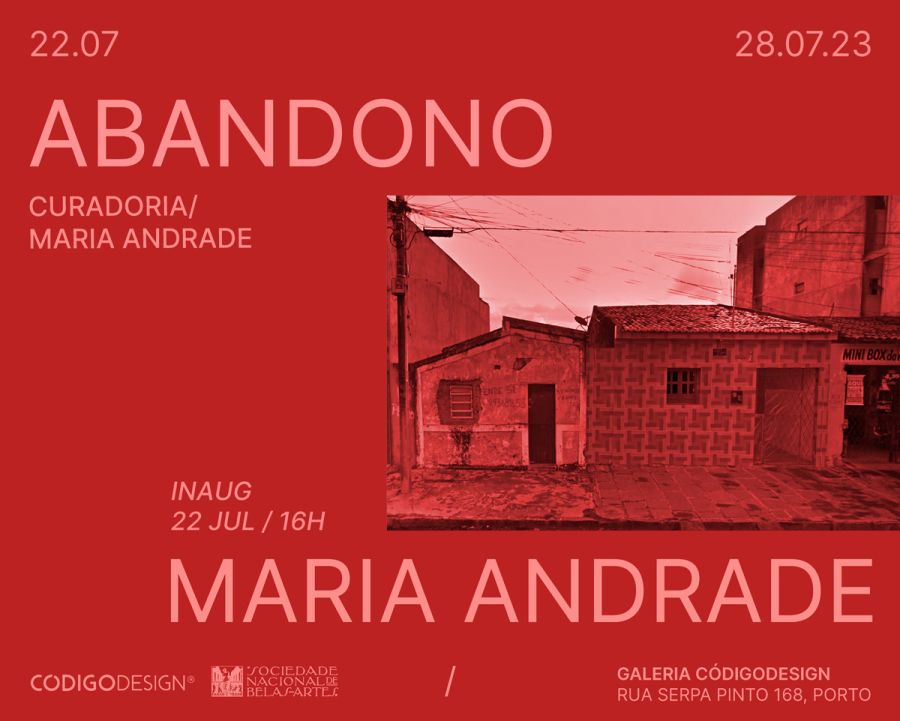 Inauguração da exposição 'Abandono' de Maria Andrade