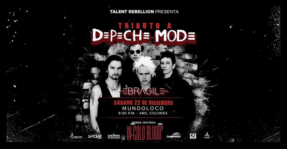 Tributo a Depeche Mode. Bragil. Banda, covers, synthpop