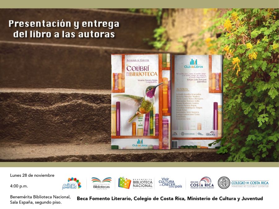 Presentación. Antología de cuentos. El colibrí en la Biblioteca