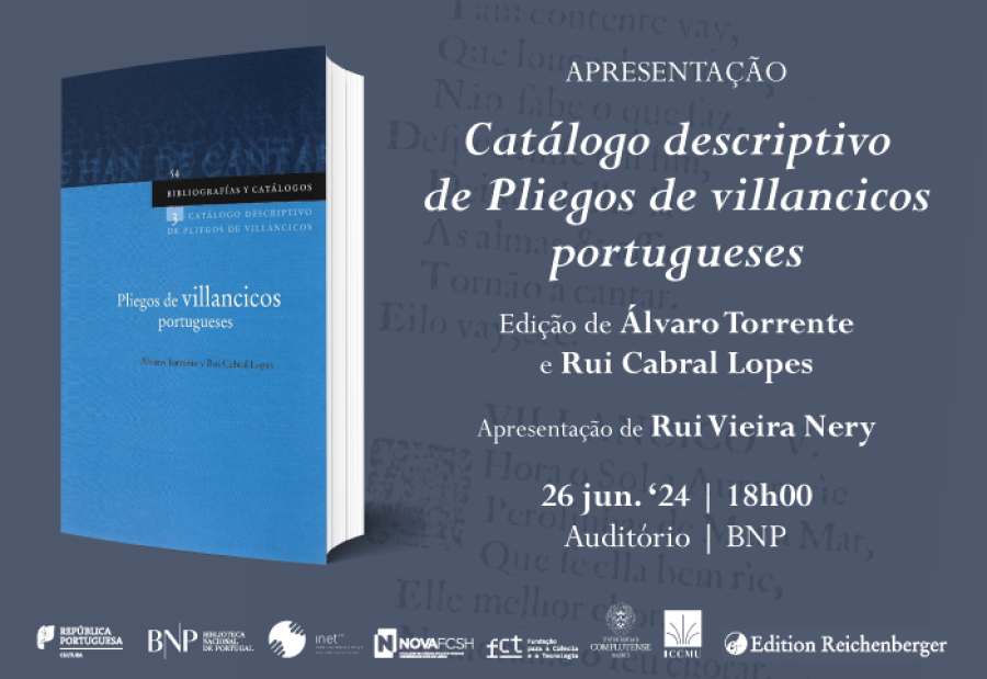 APRESENTAÇÃO Catálogo descriptivo de Pliegos de villancicos portugueses