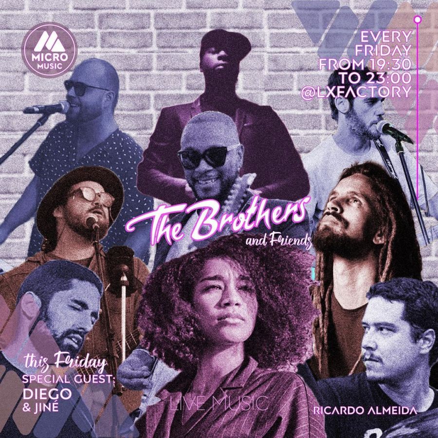 THE BROTHERS & FRIENDS SPECIAL GUEST JINEBASS & THEDIEGODEANDRADE