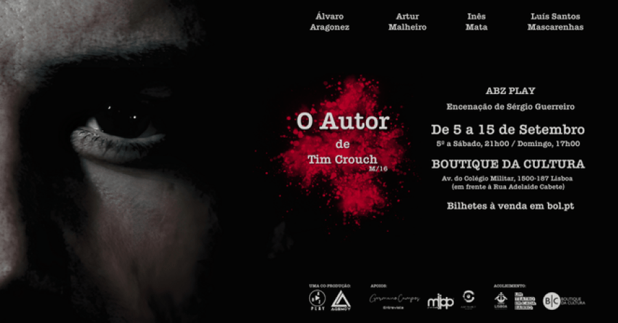 'O Autor' de Tim Crouch