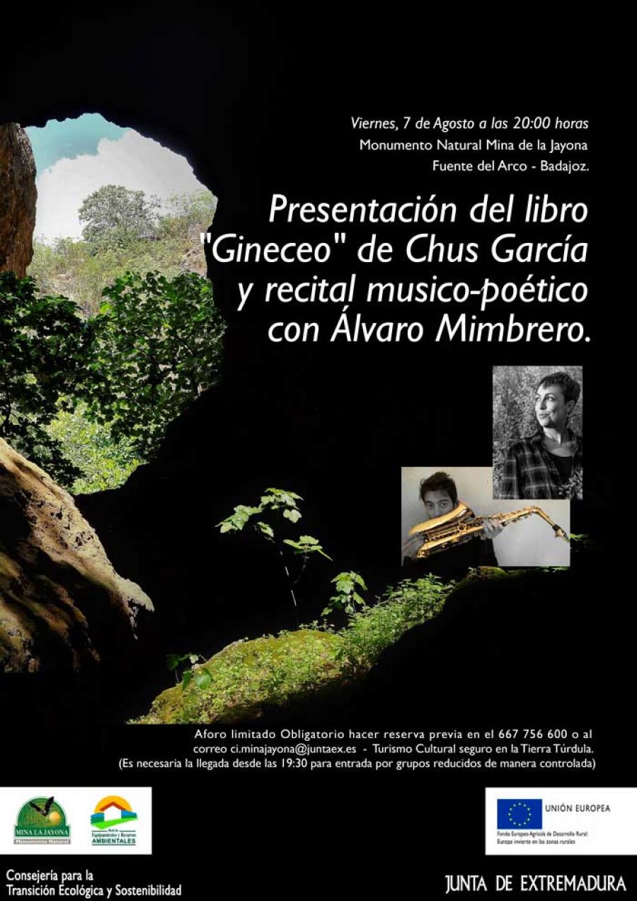 Gineceo, 'saxopoemas' de Chus García y Álvaro Mimbrero