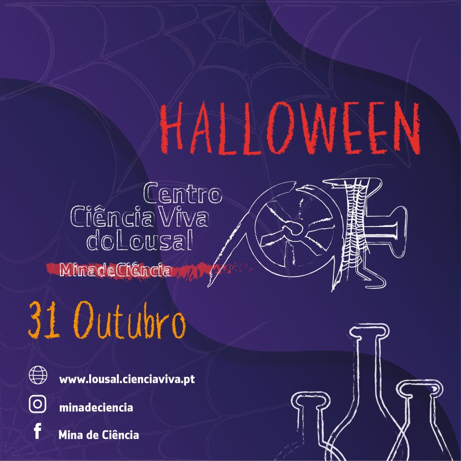 Halloween na Mina de Ciência