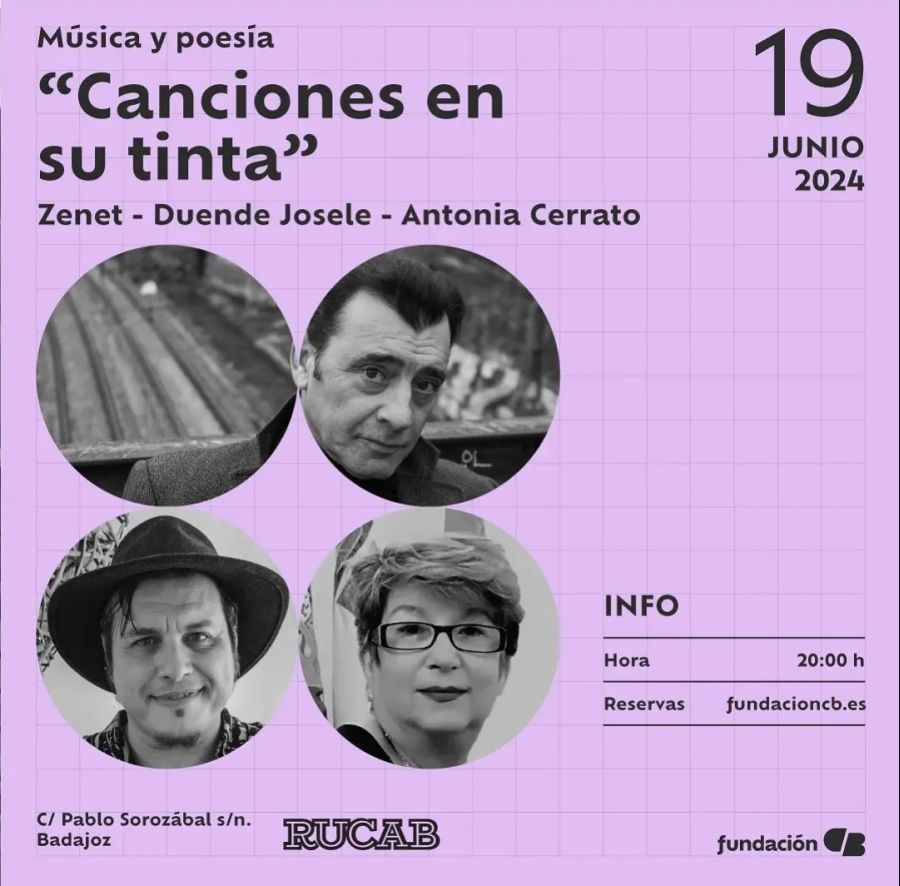 Canciones en su tinta 'Zenet, Antonia Cerrato y Duende Josele'
