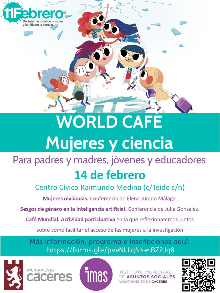 MUJERES Y CIENCIA. CONFERENCIAS Y WORLD CAFÉ