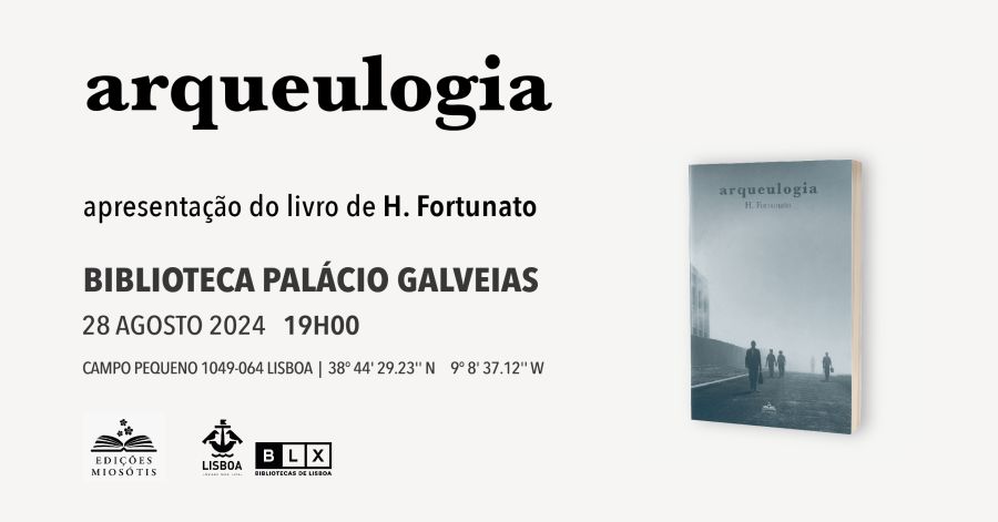 Lançamento do Livro arqueulogia, de H. Fortunato