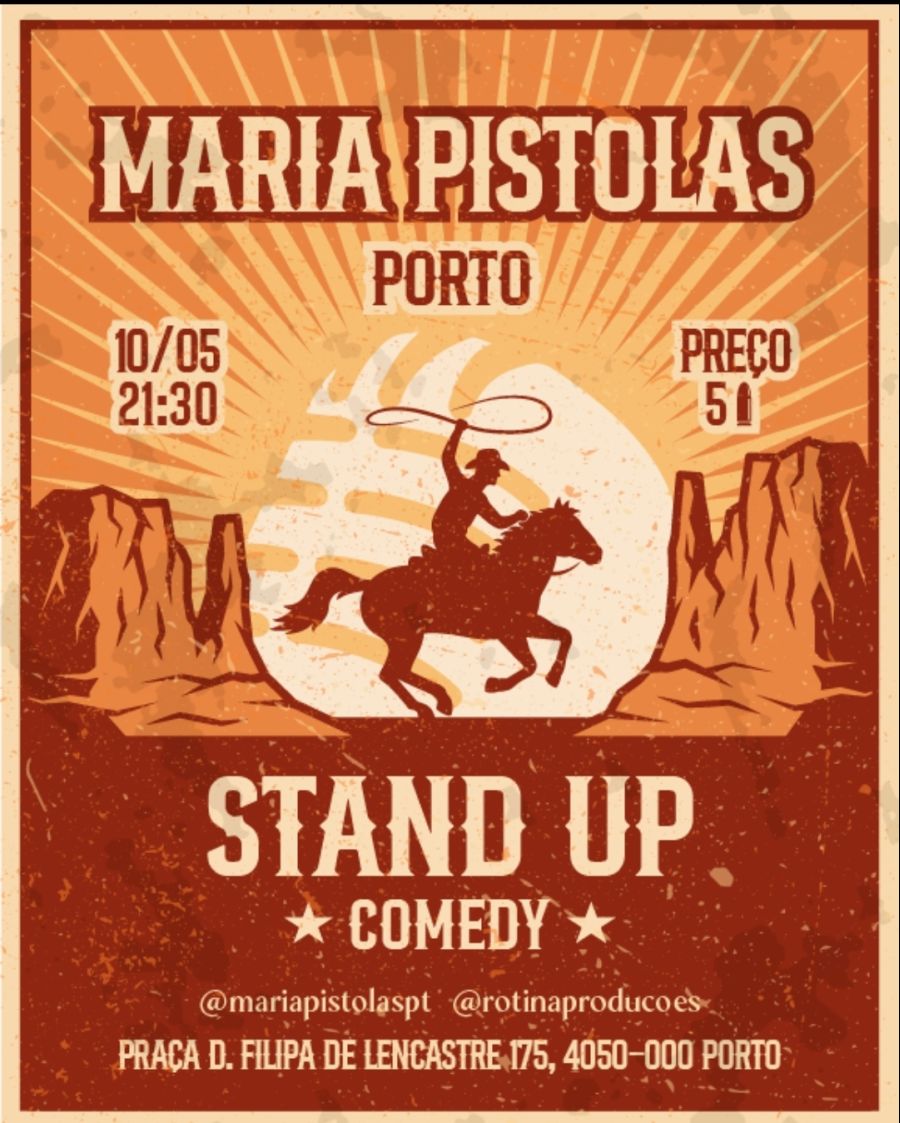 Maria Pistolas Comedy Sessions 10/mai