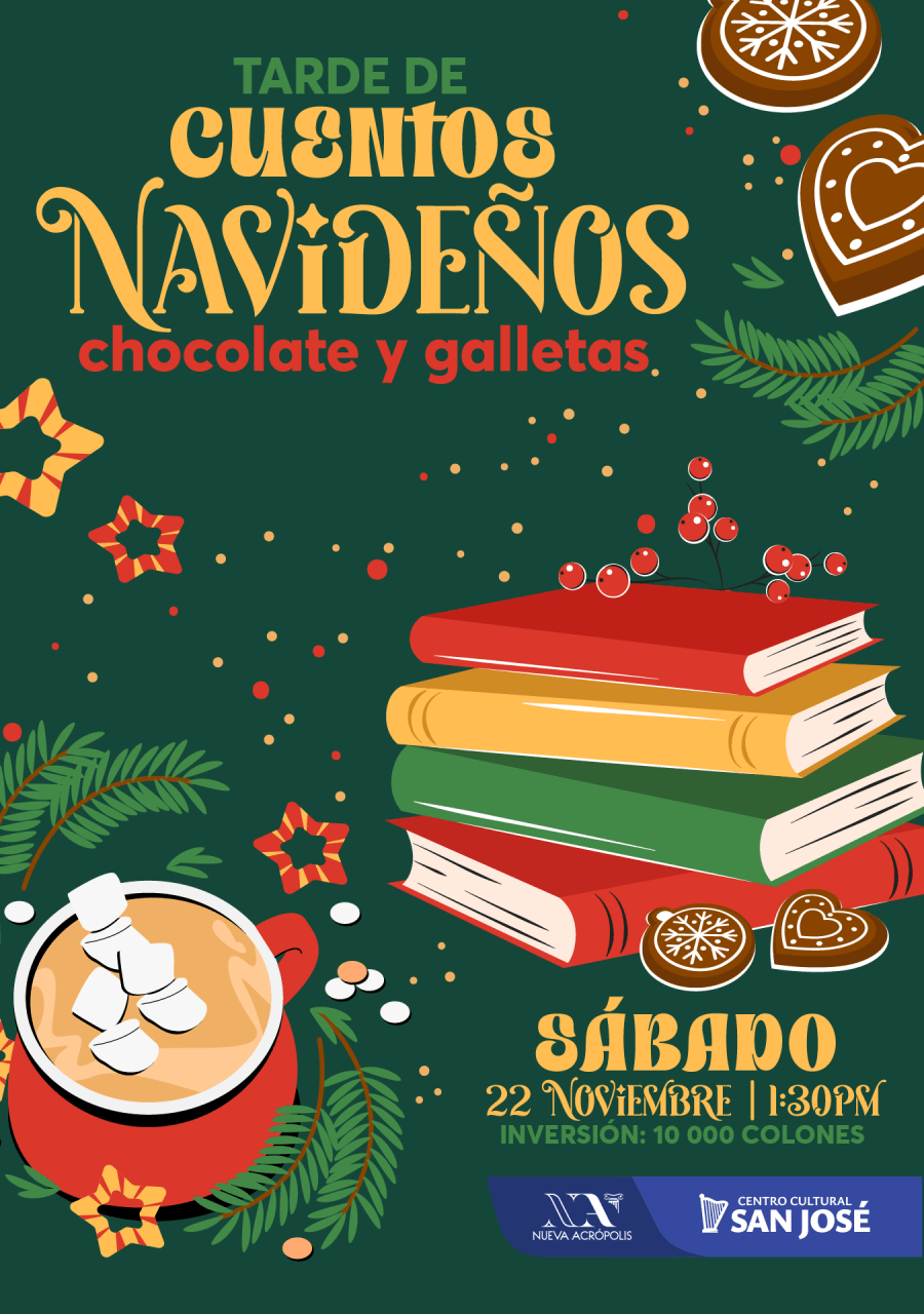 Tarde de cuentos Navideños, chocolate y galletas