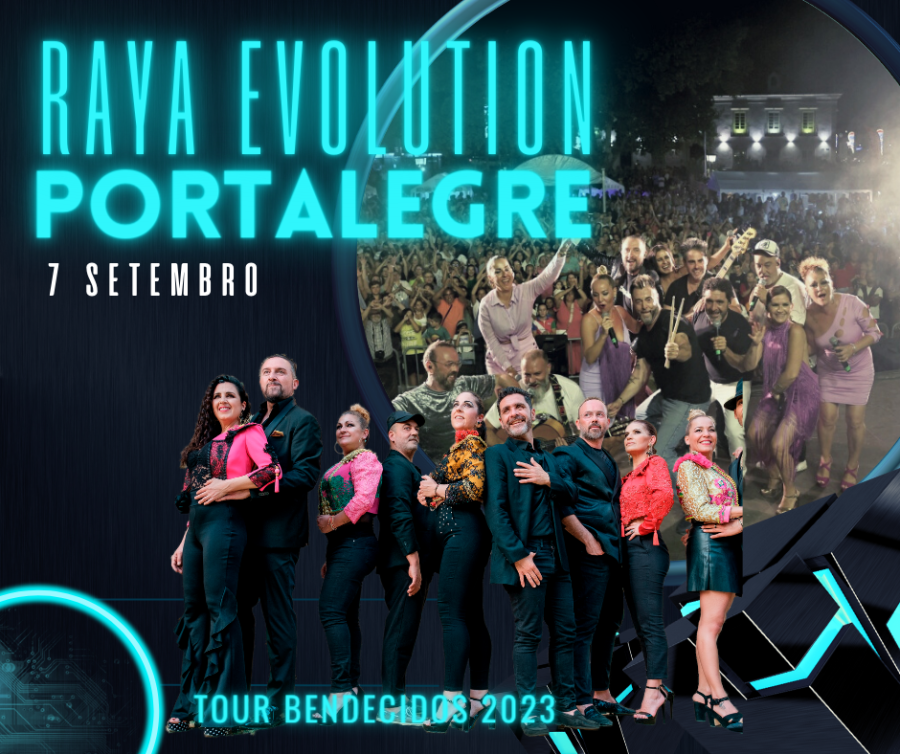 Concerto com R.A.Y.A. / RAYA EVOLUTION em Portalegre a 7 de Setembro