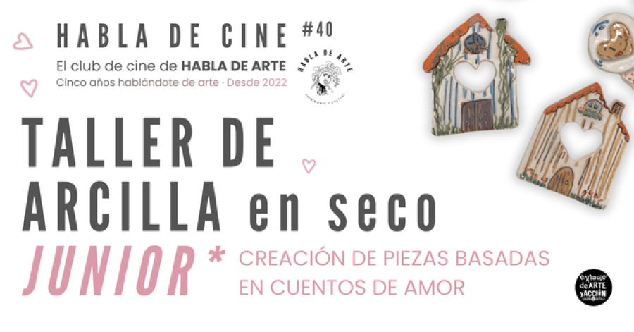 Taller de arcilla en seco JUNIOR · Crea piezas basadas en cuentos de amor