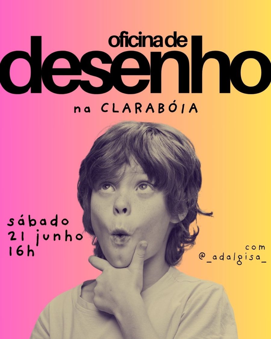 OFICINA DE DESENHO NA CLARABÓIA