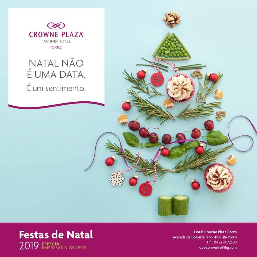 Crowne Plaza Porto desafia empresas e amigos para “O” jantar de Natal