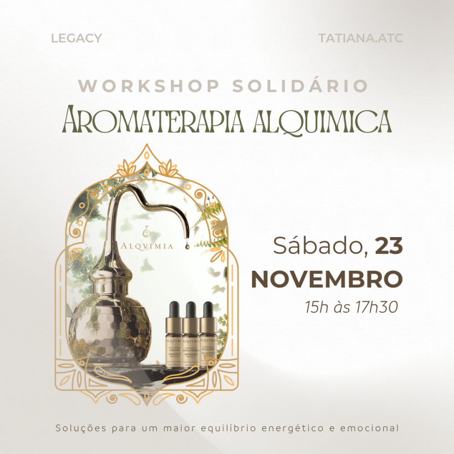 Evento Solidário Aromaterapia Alqvimica 