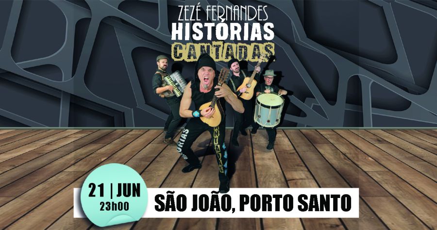 Zezé Fernandes em Porto Santo, com a tour 'Histórias cantadas'