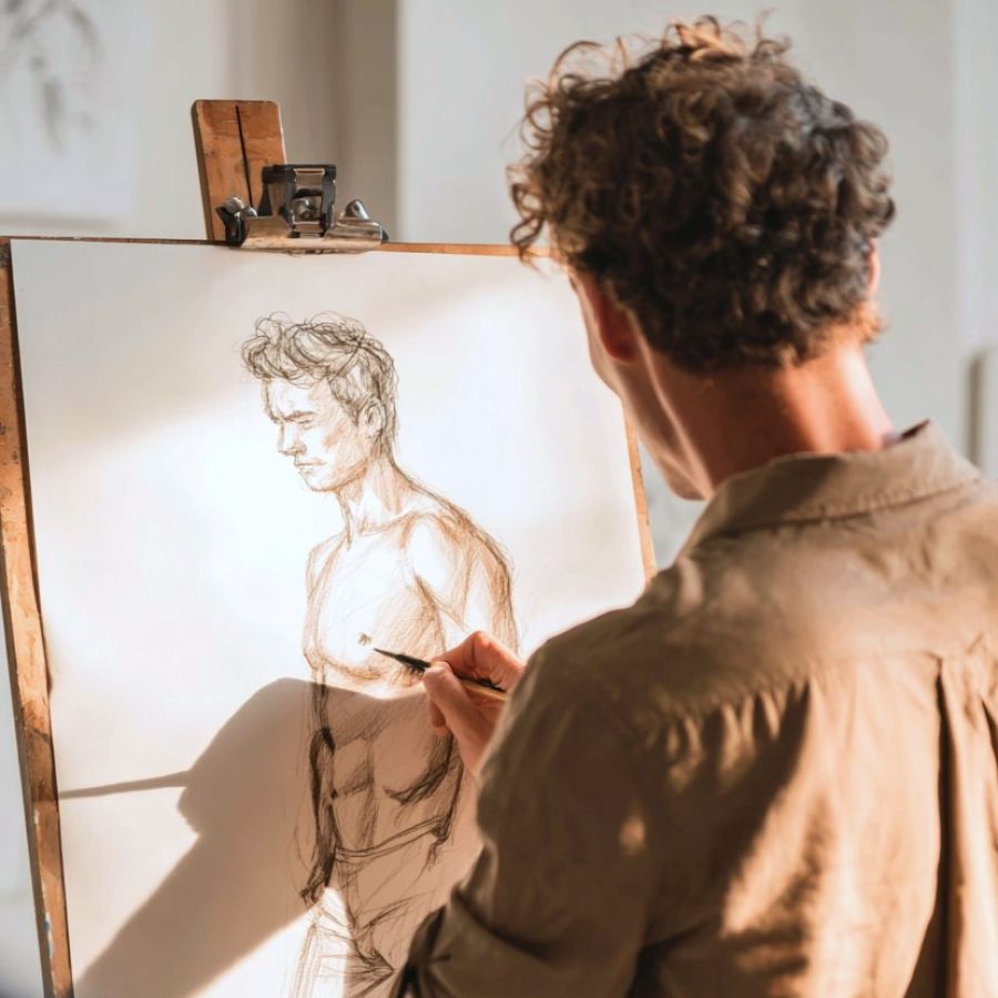 Life Model Drawing Workshop (Male)