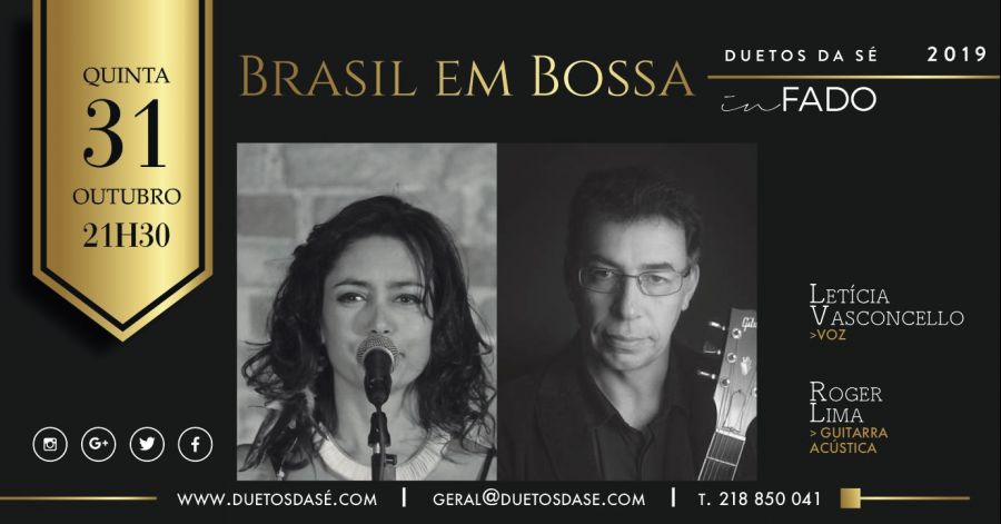 IN FADO – Brasil em Bossa – Letícia Vasconcellos & Roger Lima
