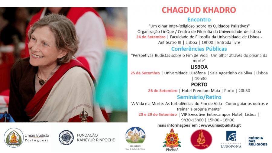 Visita a Portugal de Chagdud Khadro