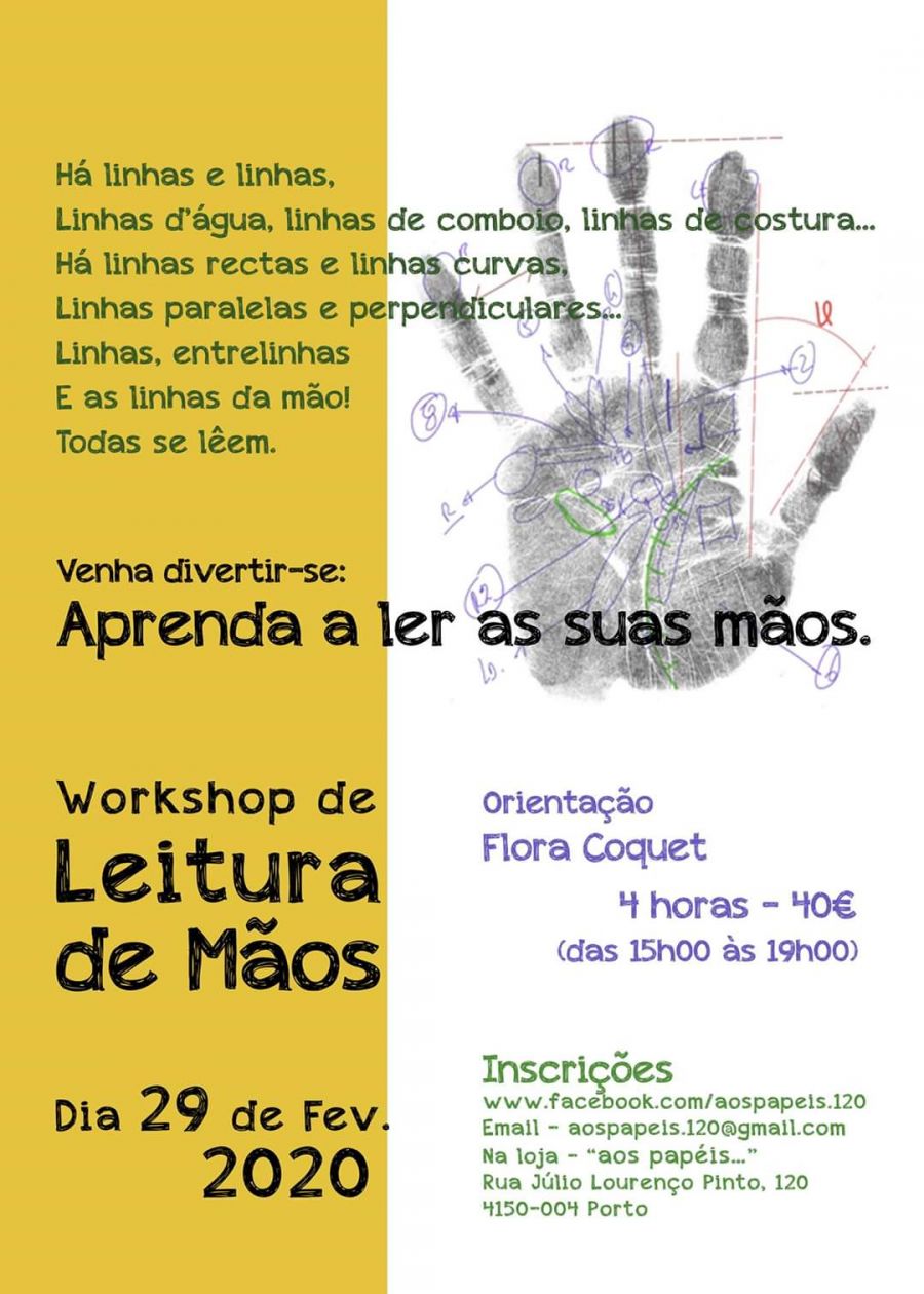 Workshop de Leitura das Mãos 