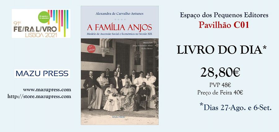 LIVRO DO DIA ed. Mazu Press | Feira do Livro de LISBOA | Espaço dos Pequenos Editores (Pav. C01)