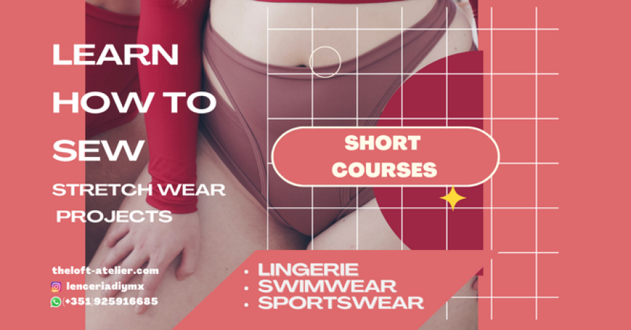 Lingerie, swimwear and sportswear sewing classes