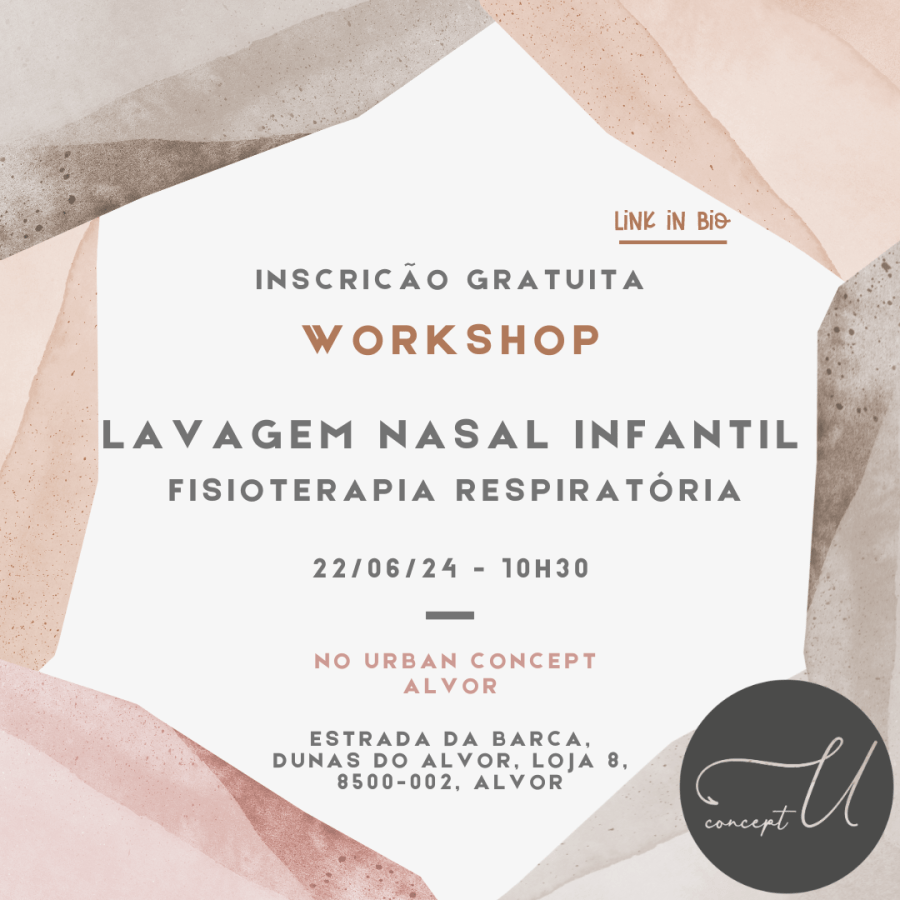 Workshop Lavagem Nasal Infantil / Chold's Nose Wash Workhship