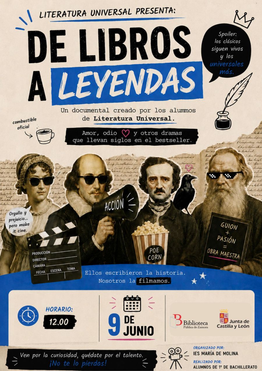 Literatura Universal presenta: 'De libros a leyendas'